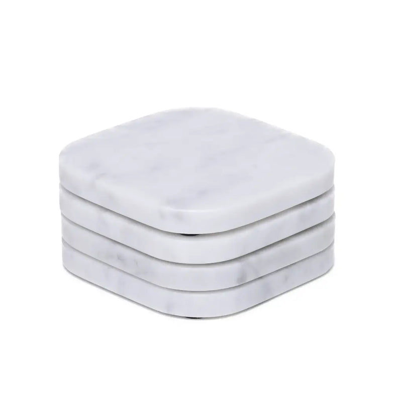 White Marble Coaster (4 Pieces)