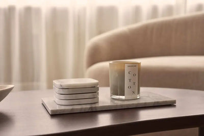 White Marble Coaster (4 Pieces)