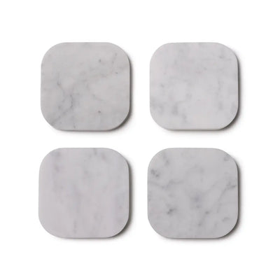 White Marble Coaster (4 Pieces)