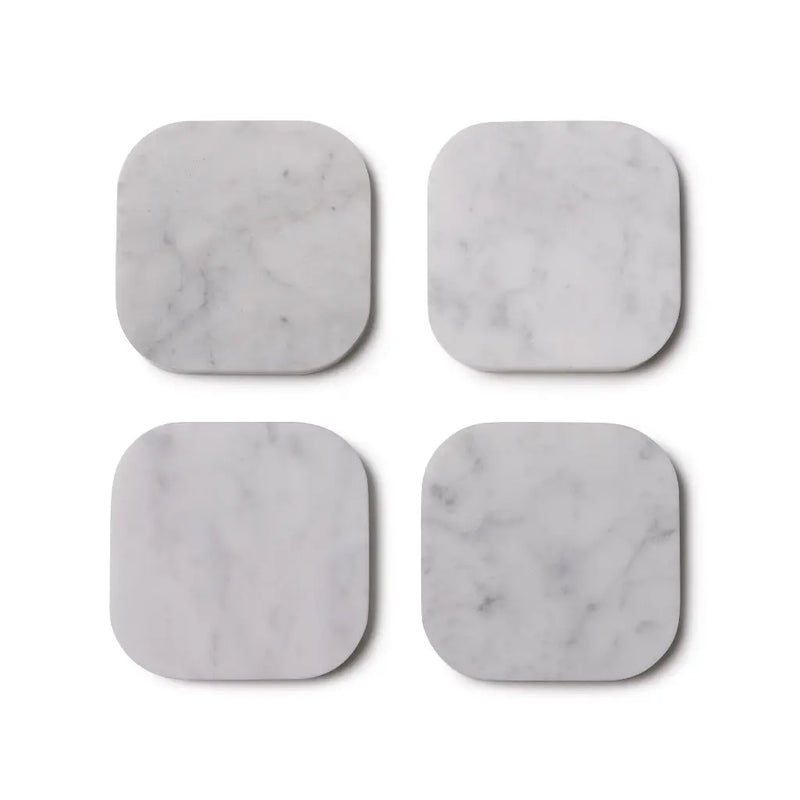 White Marble Coaster (4 Pieces)
