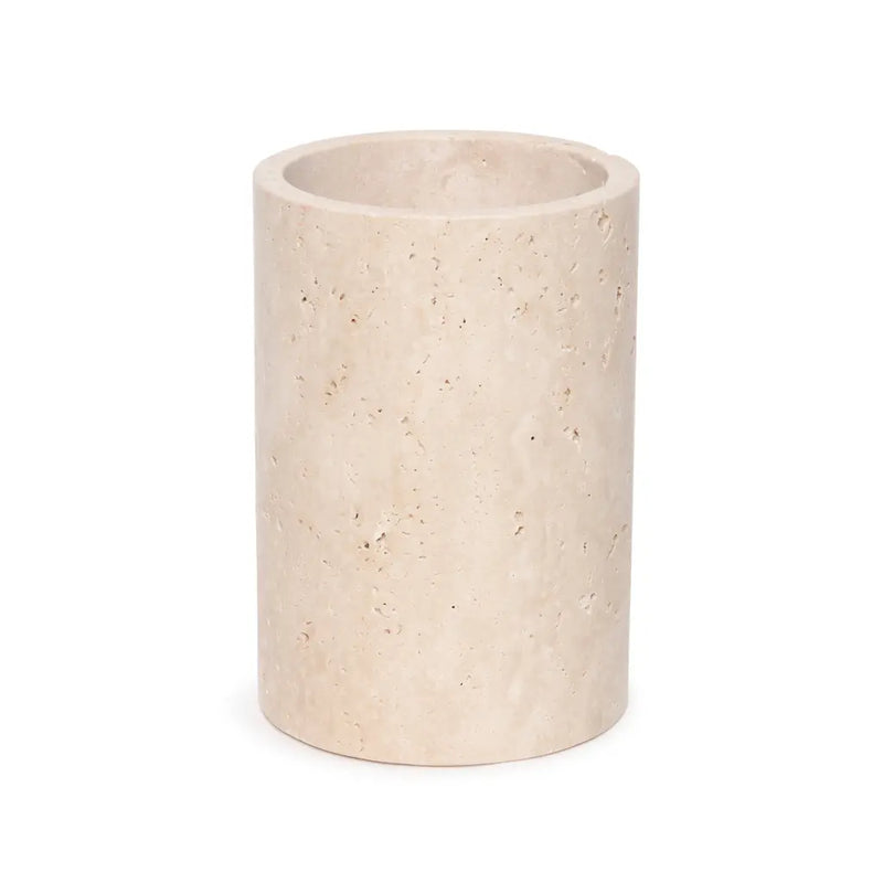 Travertine Stone Vase / Bottle Cooler
