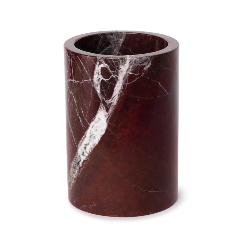 Red Marble Vase / Bottle Cooler