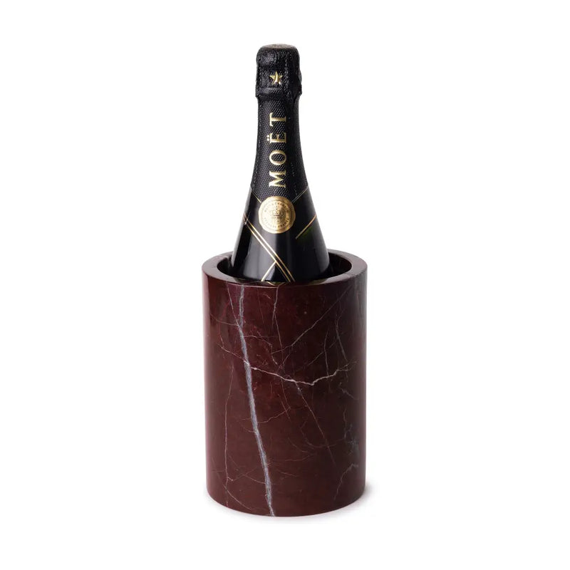 Red Marble Vase / Bottle Cooler
