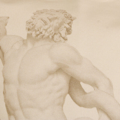 Cream Cushion Cover - Laocoön and His Sons Statue