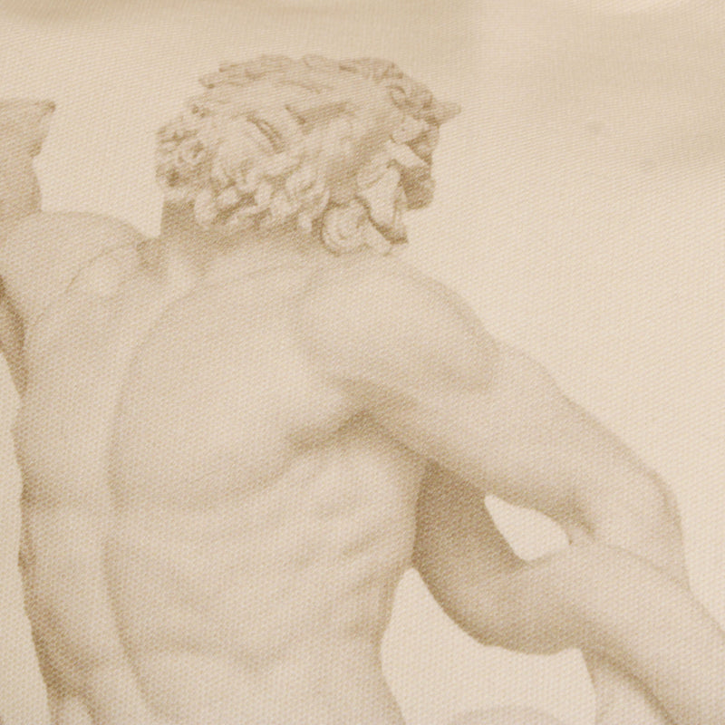 Cream Cushion Cover - Laocoön and His Sons Statue