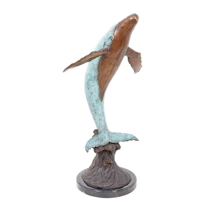 Whale Statue (Hot Cast Bronze Sculpture)