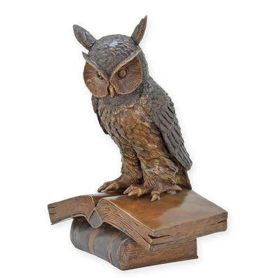 Owl Figure (Hot Cast Bronze Sculpture)