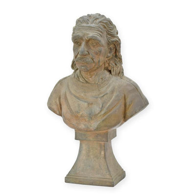 Albert Einstein Bust (Hot Cast Bronze Sculpture)