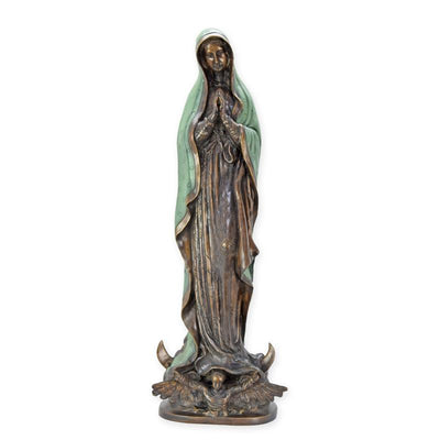 Praying Mary Statue (Hot Cast Bronze Sculpture)