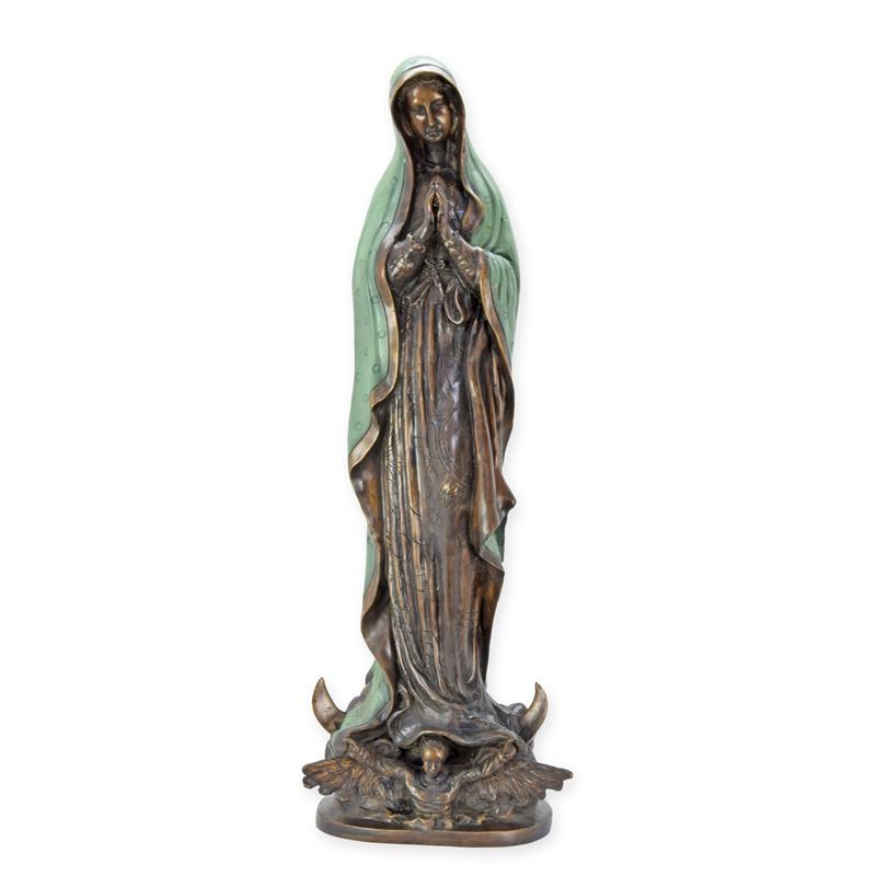 Praying Mary Statue (Hot Cast Bronze Sculpture)