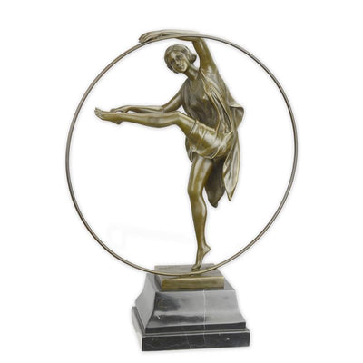 Georgian Dancer Statue (Hot Cast Bronze Sculpture)