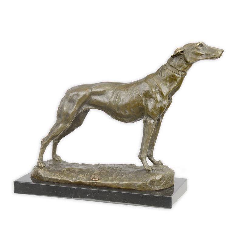 Greyhound Statue (Hot Cast Bronze Sculpture)