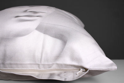 Cream Cushion Cover - Statue of Apollo