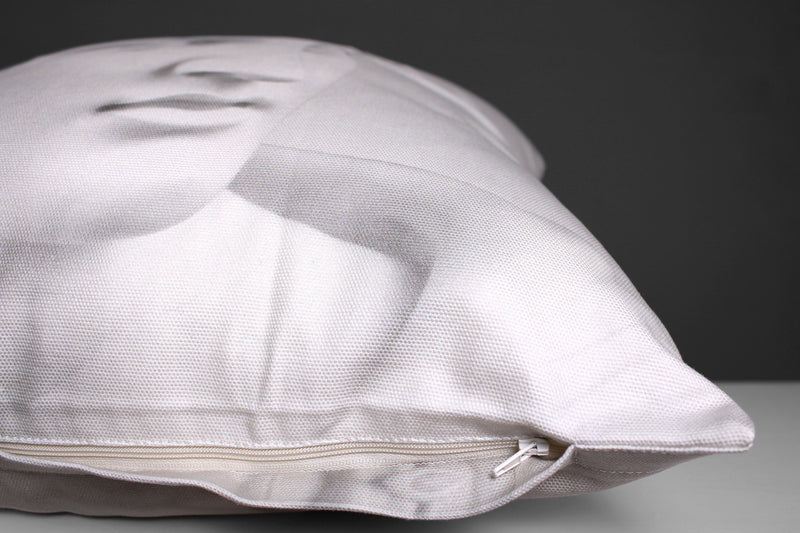 Cream Cushion Cover - Statue of Apollo