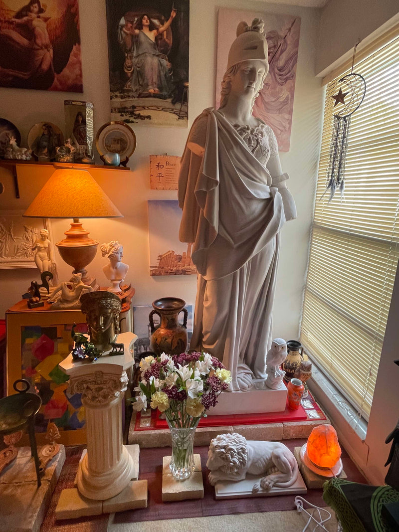 Athena Life-size Statue (Large) - Greek Goddess of Wisdom