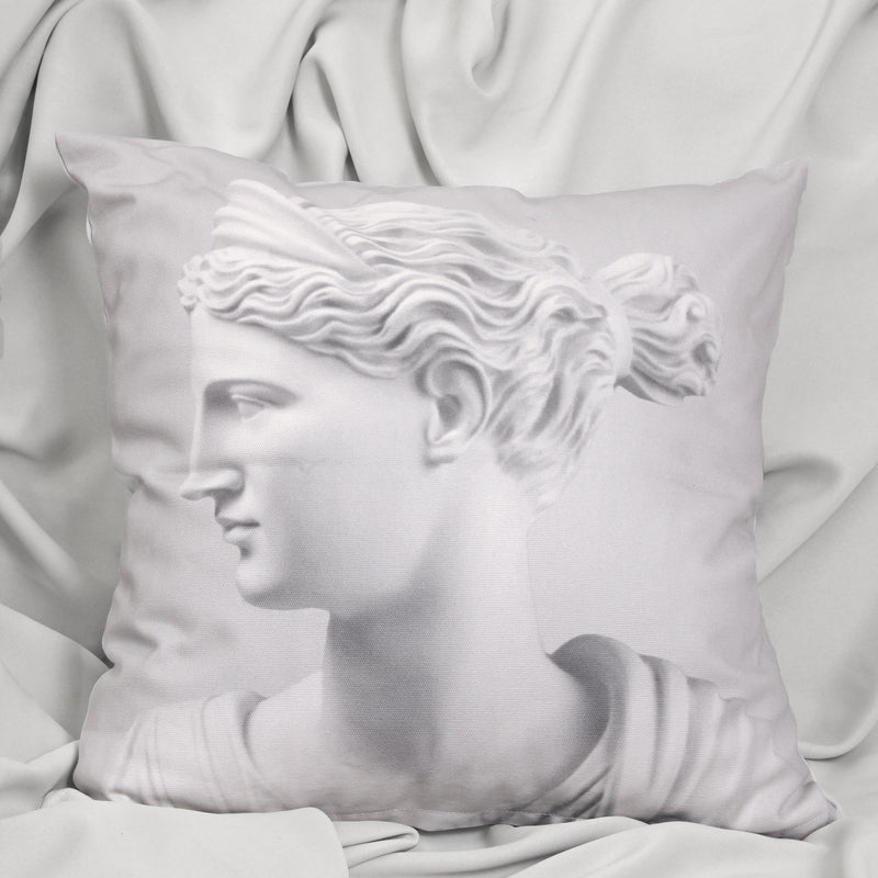 Gray Cushion Cover - Goddess Diana