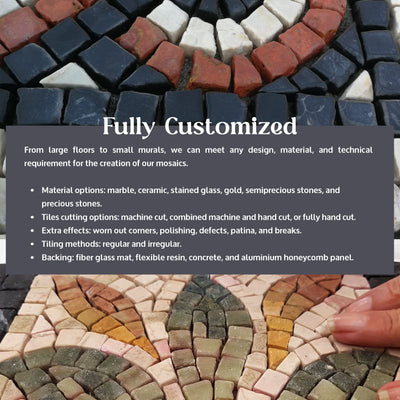 Geometric Frieze Mosaic