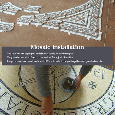 Geometric Frieze Mosaic