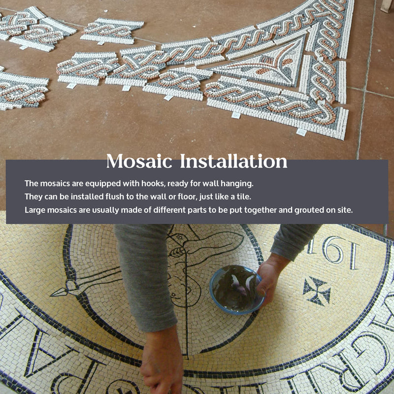 Euterpe, Muse of Music - Incomplete Mosaic