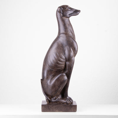Sitting Dog Statue (Resin Sculpture)