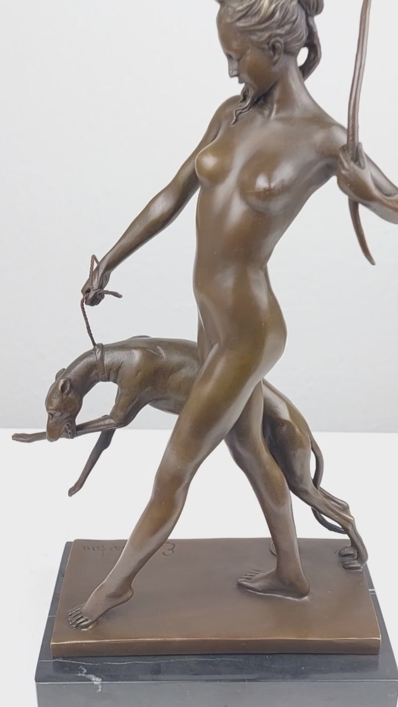 Diana Bronze Statue (Hot Cast Bronze Sculpture)