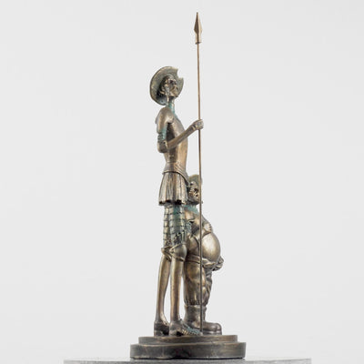 Don Quixote of La Mancha and Sancho Panza Statue (Bronze Finish Sculpture)