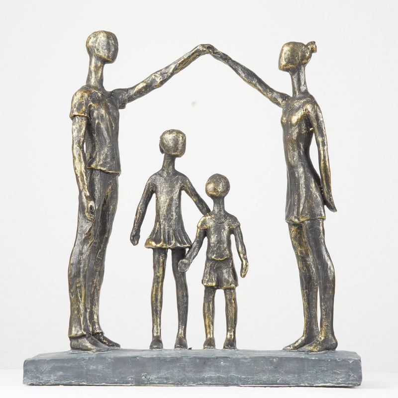 Family Sculpture (Cold Cast Bronze Statue)