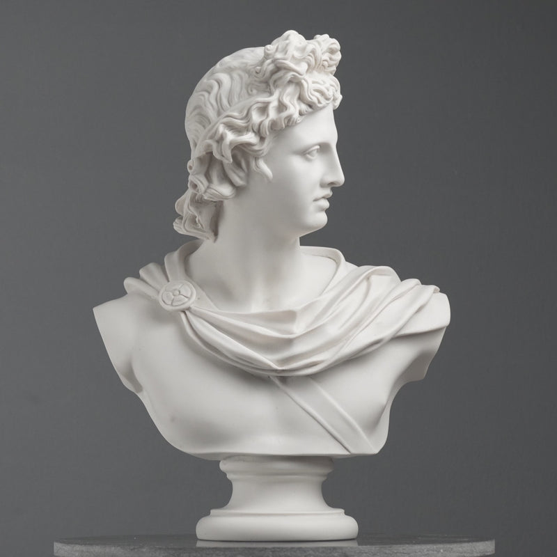 Apollo Bust Sculpture (Medium)