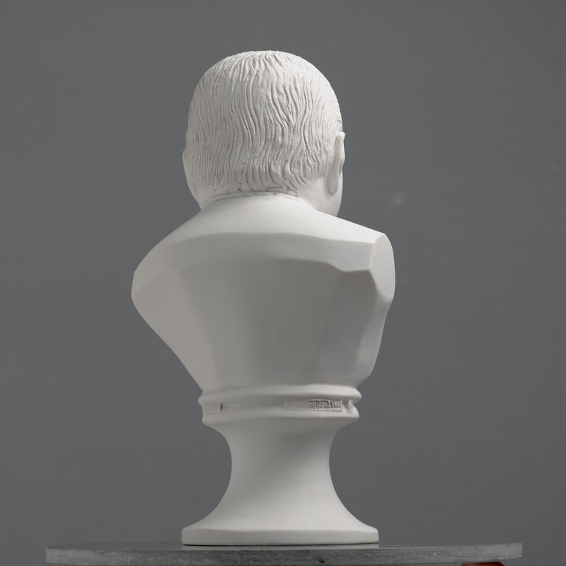 Bust of Winston Churchill with Cigar