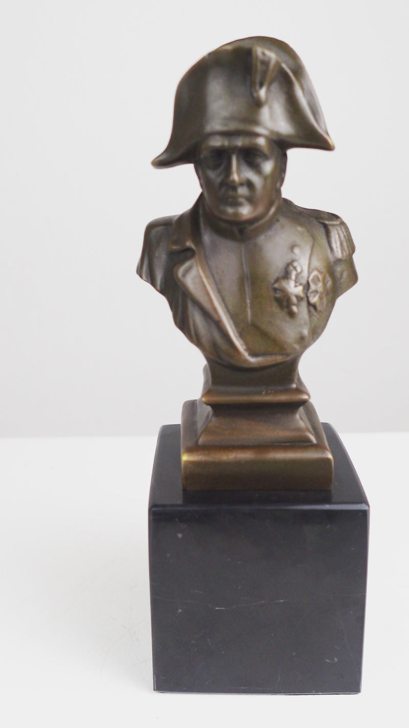 Bust of Napoleon Sculpture as Military General (Hot Cast Bronze Statue)