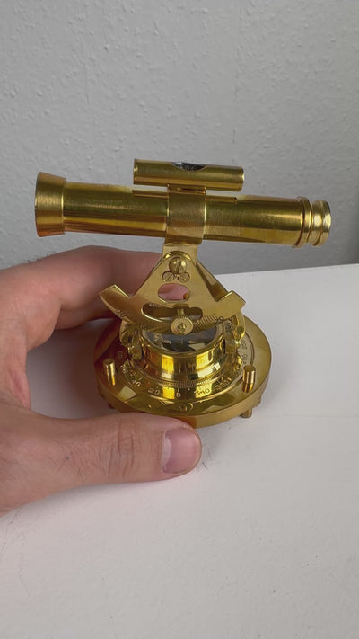 Table Telescope with Alidade (Brass)