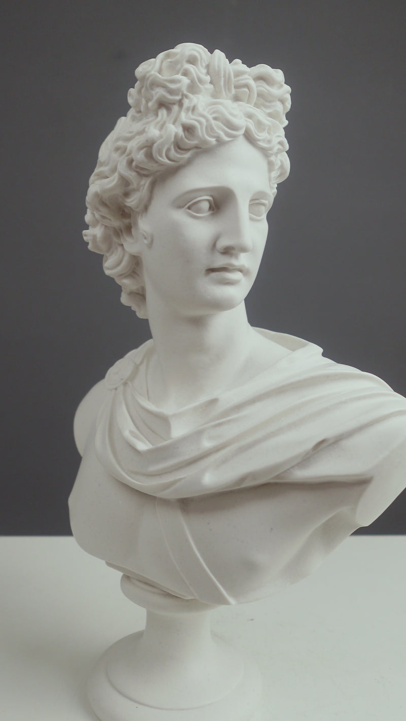 Apollo & Diana Busts in Pair (Greek God Statues)