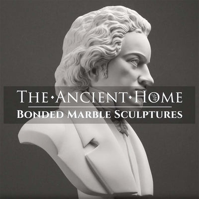 Beethoven and Mozart Bust Bookend in Pair