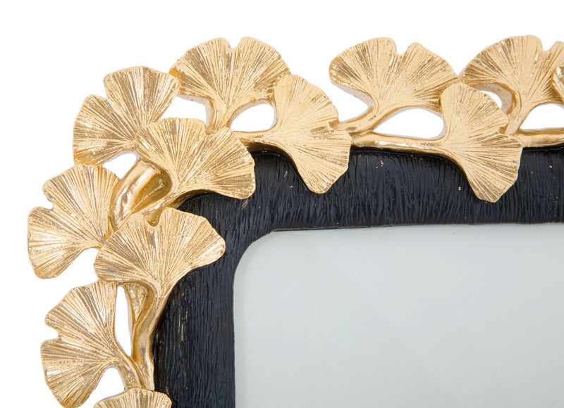 Floral Metal Gold Leaf Photo Frame