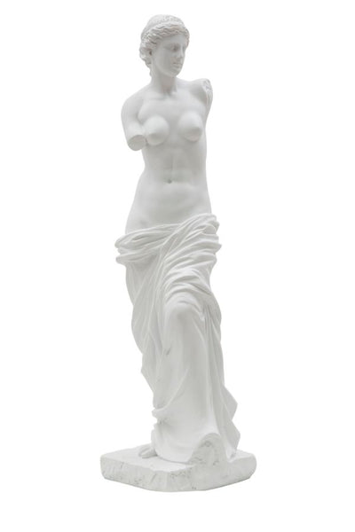 Venus de Milo Statue (White Resin Sculpture)