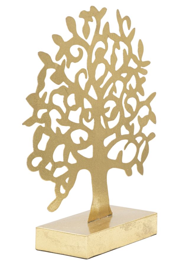 Gold Tree Decor Sculpture