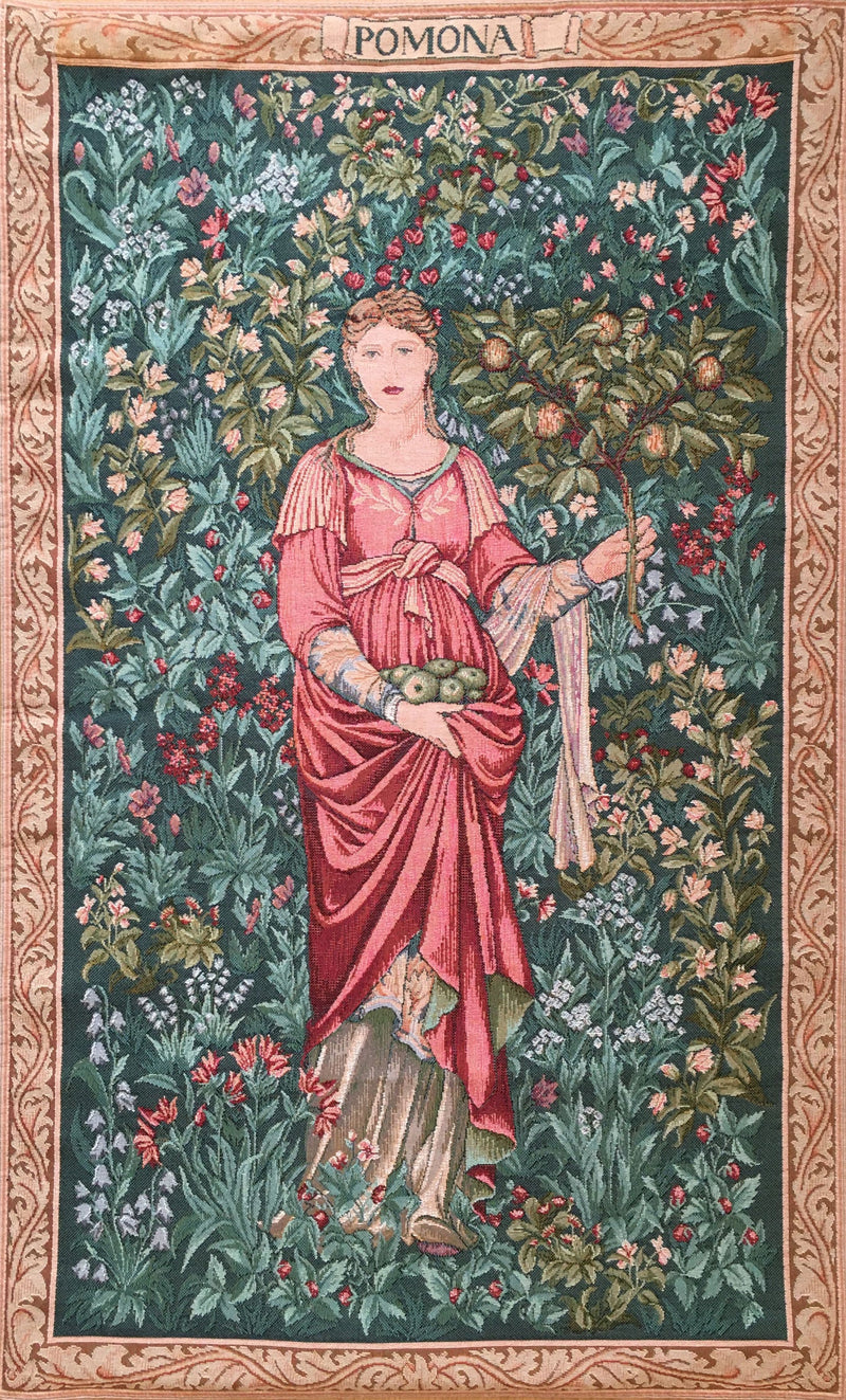 Pomona Tapestry - The Goddess of Abundance gobelin knit french Pomona Tapestry - The Goddess of Abundance gobelin knit french