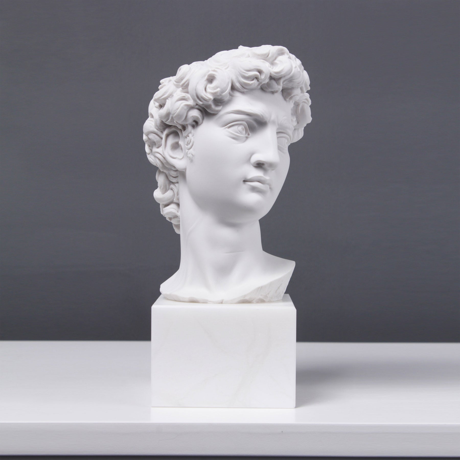 David Bust (By Michelangelo) marble sculpture statue greek roman