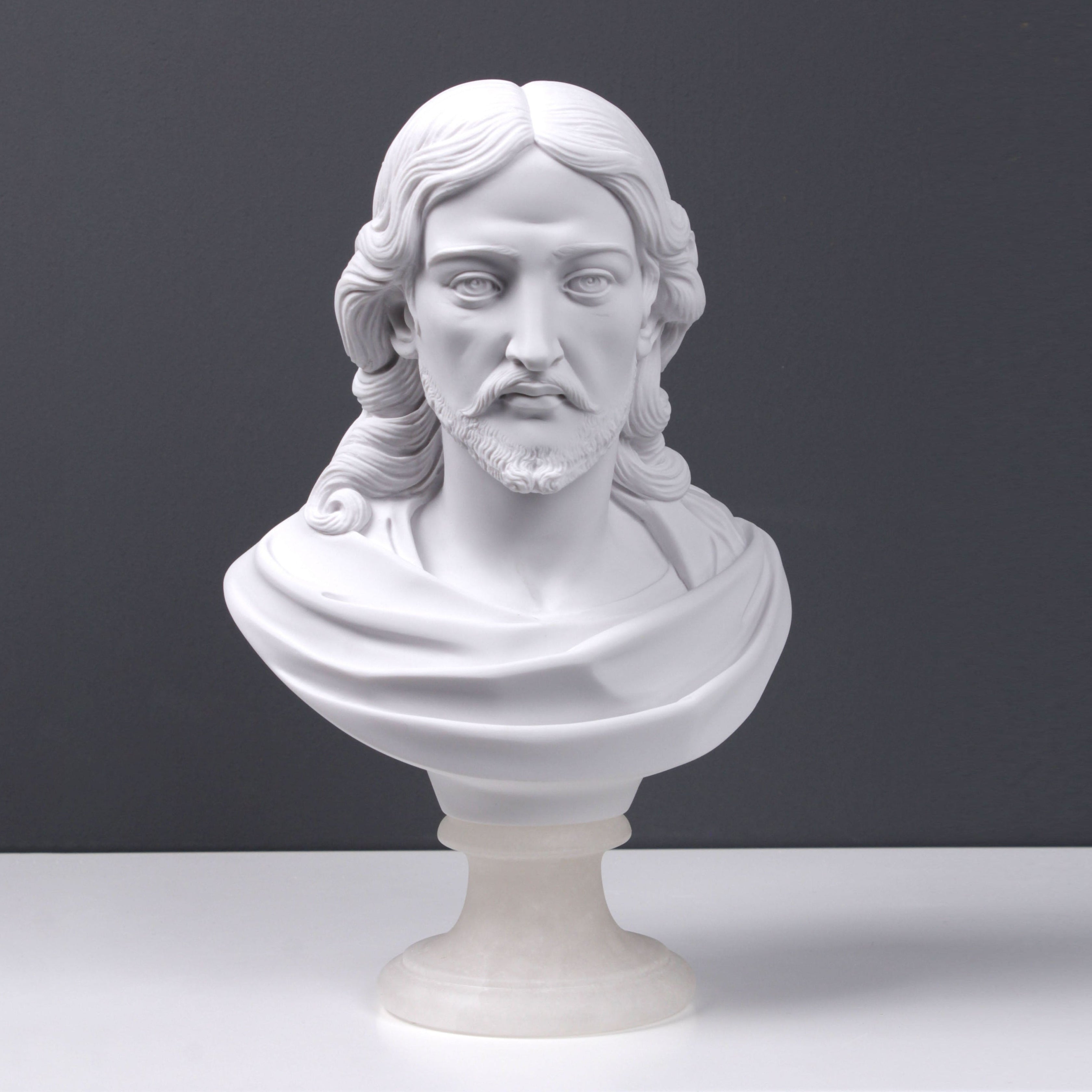 Bust of Jesus Christ marble sculpture statue Italian luxury home decor ...