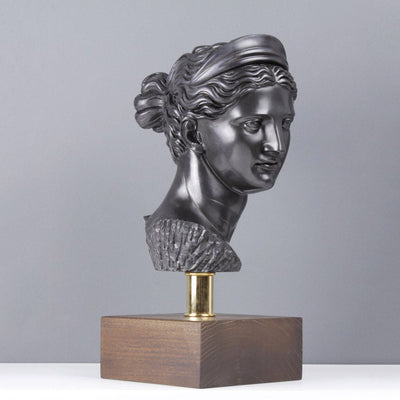Bronze Female Bust Statue