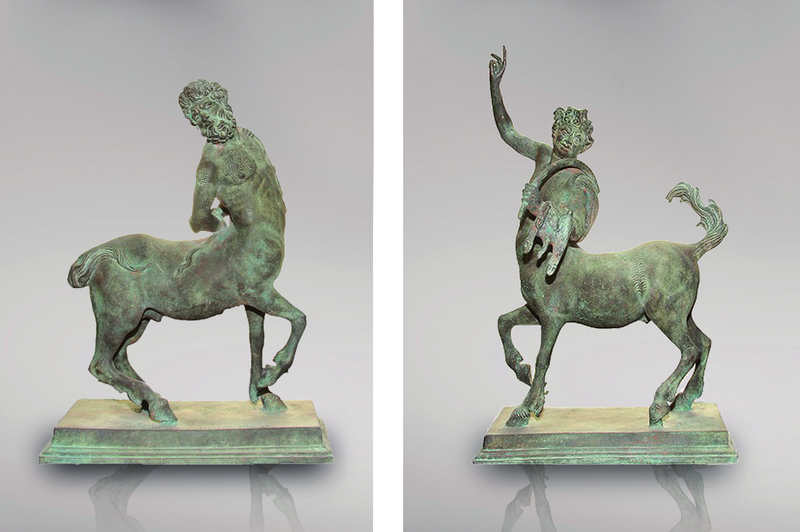 Furietti Centaurs in Pair - Statues in Bronze