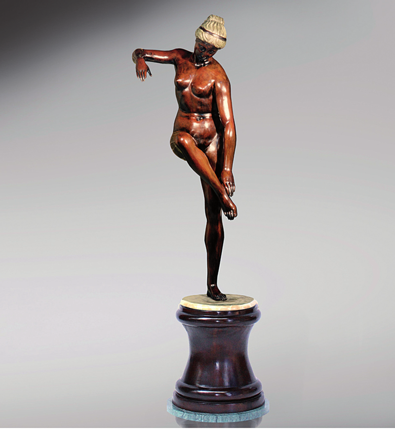 Bathing Venus Bronze Statue