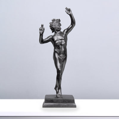 Dancing Faun of Pompeii - Bronze Statue (Medium)