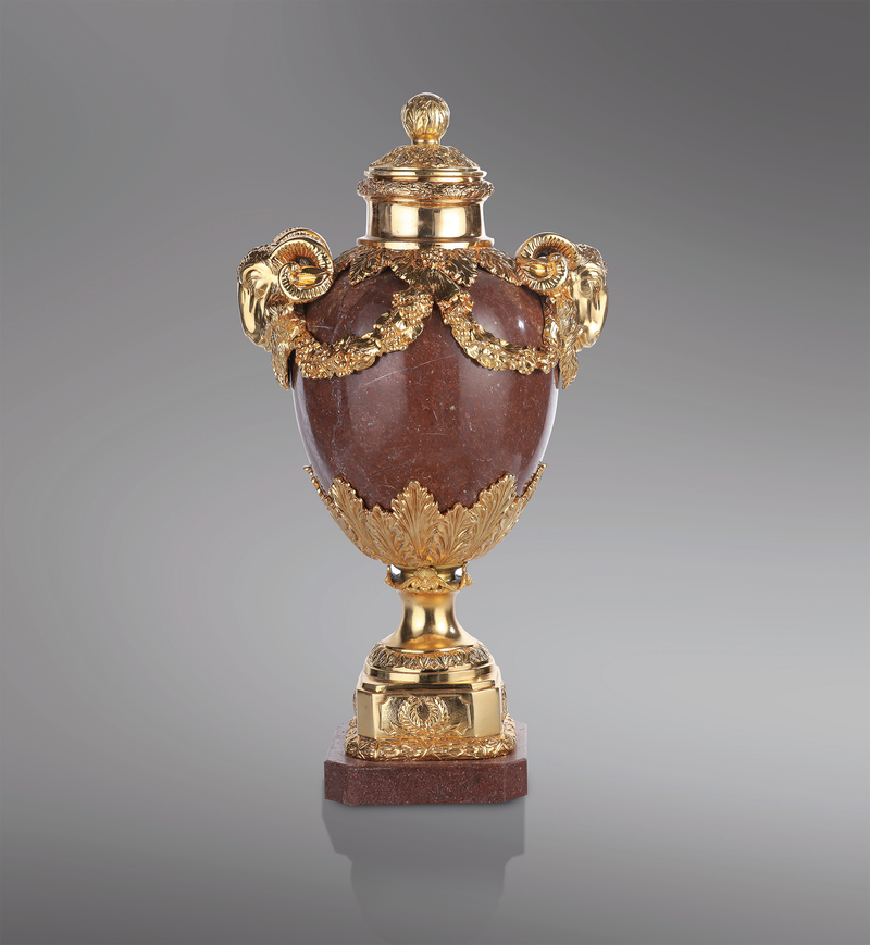 Classic Urn in Gilded Bronze