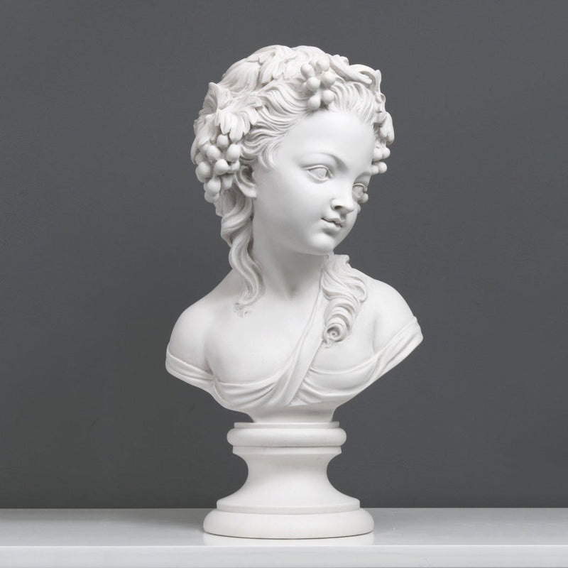 Young Lady Bust Sculpture