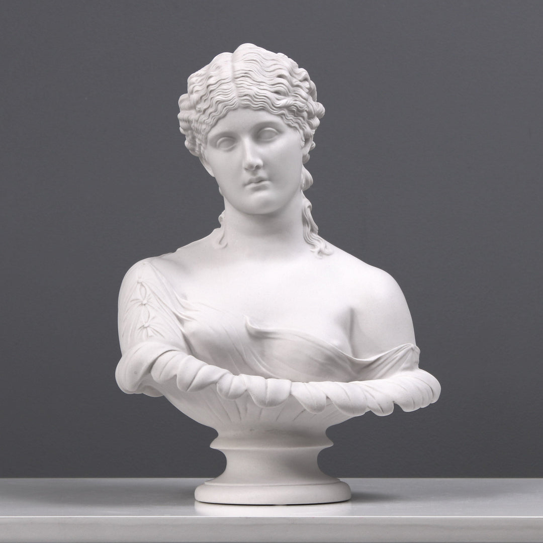 Clytie Bust Sculpture - The Water Nymph marble statue Greek Roman