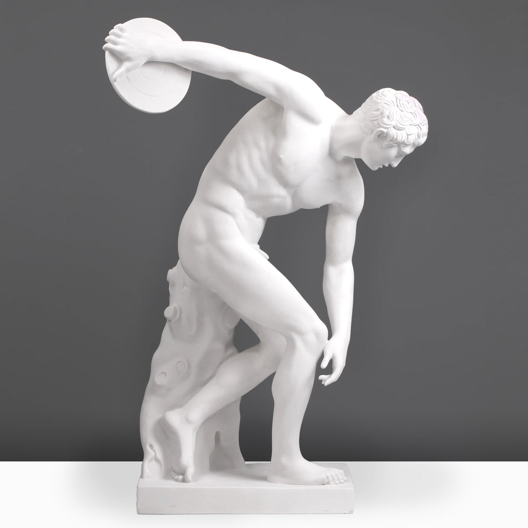 Discus Throw Statuu Ancient Greek Discus Thrower Statue
