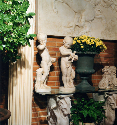 Neoclassical Boy Garden Statue (Medium)