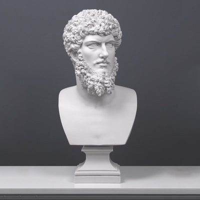 Lucius Verus Bust Sculpture - Roman Emperor (Large)