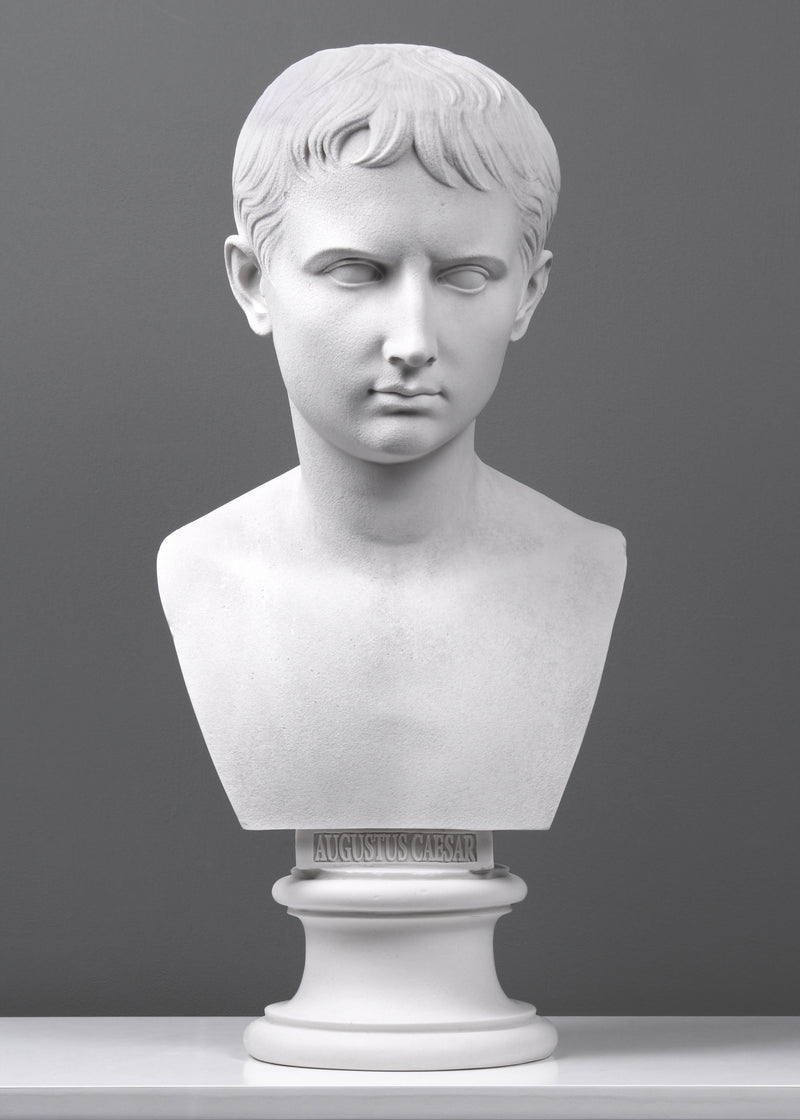 Augustus Caesar Bust Sculpture (Large)